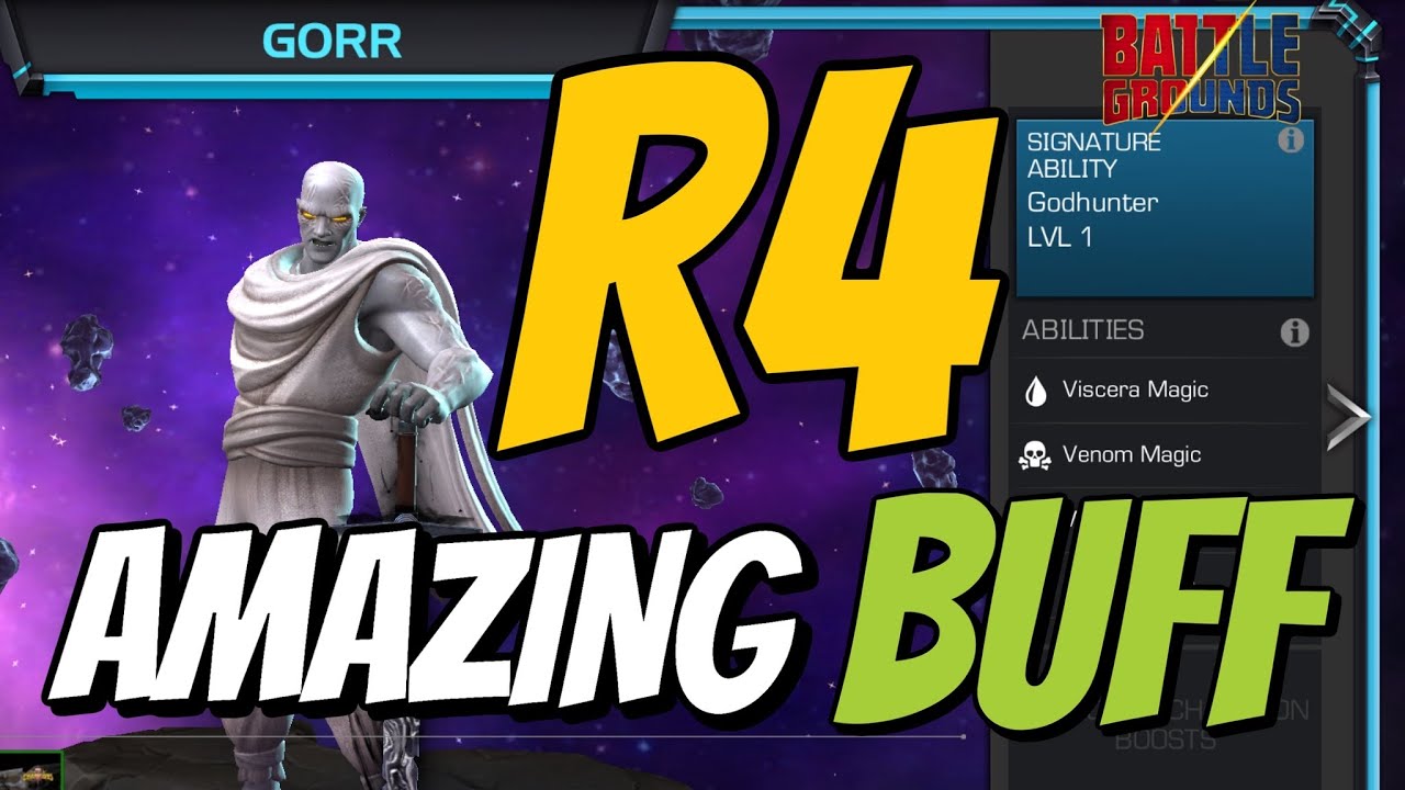 The GORR Buff is LIVE and AMAZING DAMAGE for Battlegrounds | Marvel Contest of Champions
