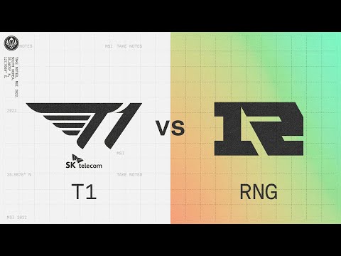 T1 vs. RNG | 2022 MSI Rumble Stage Day 5 | T1 vs. Royal Never Give Up