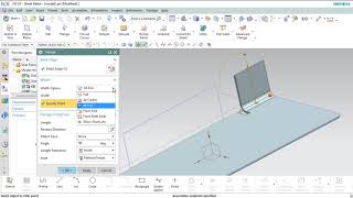 1.Nx10 Sheetmetal Command (Tab and Flange)