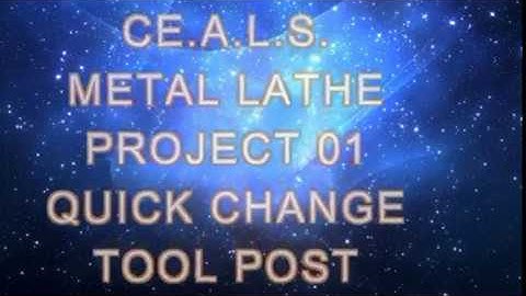 quick change tool post (QCTP)