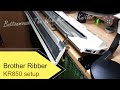 Beginners Brother KR850 ribber setup