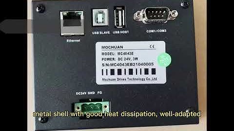 Mochuan HMI panel support Ethernet rs485 4.3inch MC4043E screen