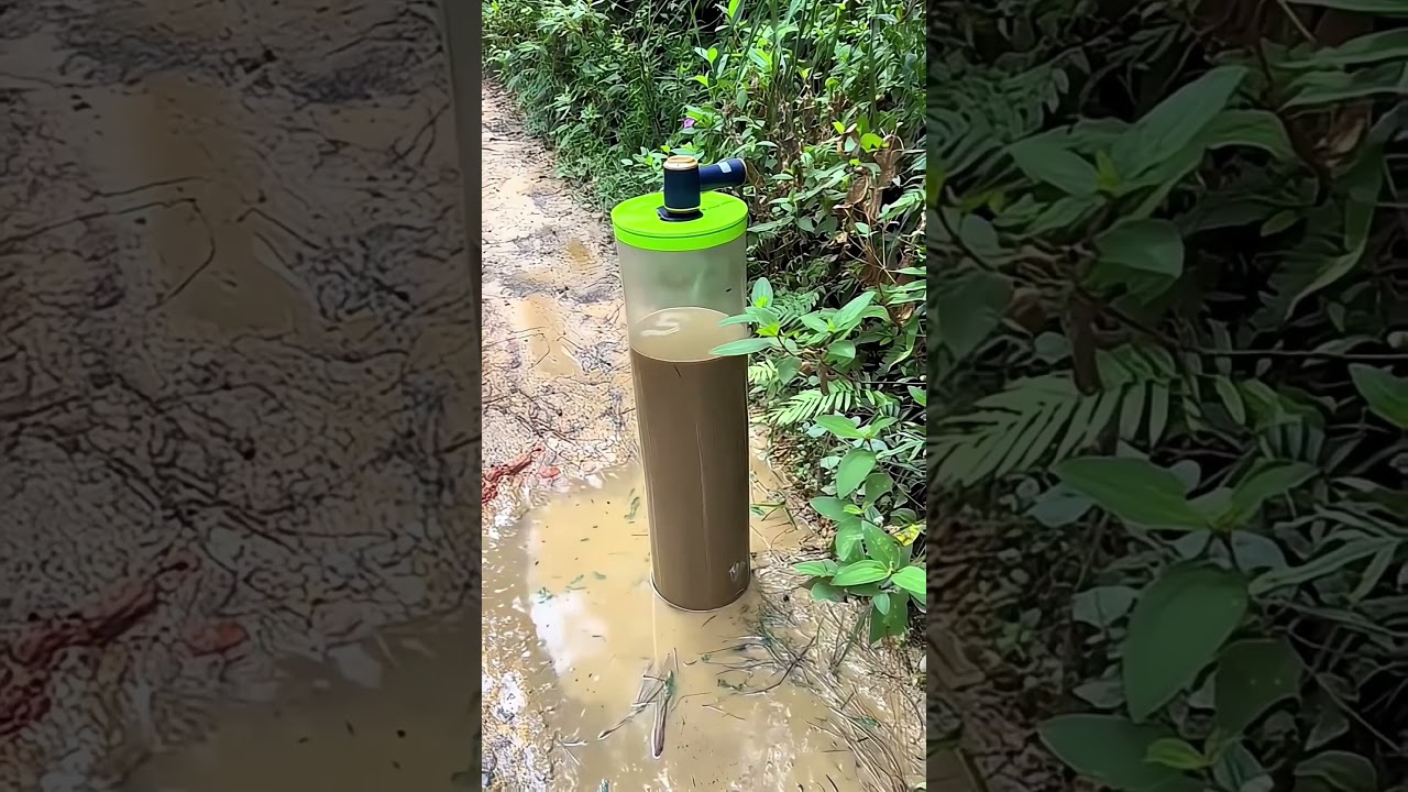 Dirty water filled the neighborhood #bushcraft #camping #outdoors