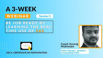 Be job ready by learning the real time use of SAS: Session 3| Board Infinity