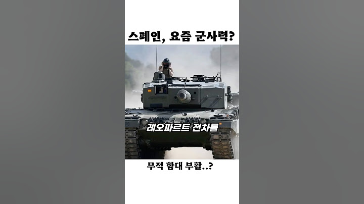 스페인은 군사력 몇 위!?