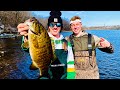 Catching Winter Smallmouth on the Mississippi River