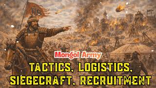 WORLD HISTORY | Mongol Army - Tactics, Logistics, Siegecraft, Recruitment