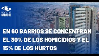 Estos son los cinco barrios más peligrosos de Bogotá