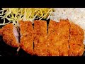 How to Cook A Tonkatsu Dinner - Deep Fried Pork Cutlet