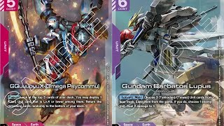 R/G Clan vs. P/W Barbatos Rush | Gundam Card Game Locals Gameplay screenshot 5
