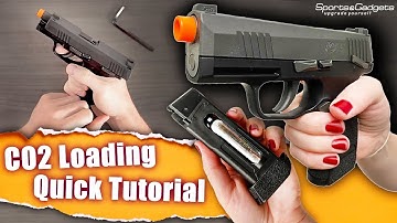 NEW SIG SAUER P365 Blowback Airsoft Pistol - Unboxing and CO2 Loading Tutorial