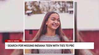 Authorities search for missing Indiana teen with ties to Palm Beach County
