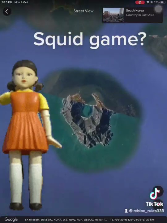 I found squid game in google earth 0_0