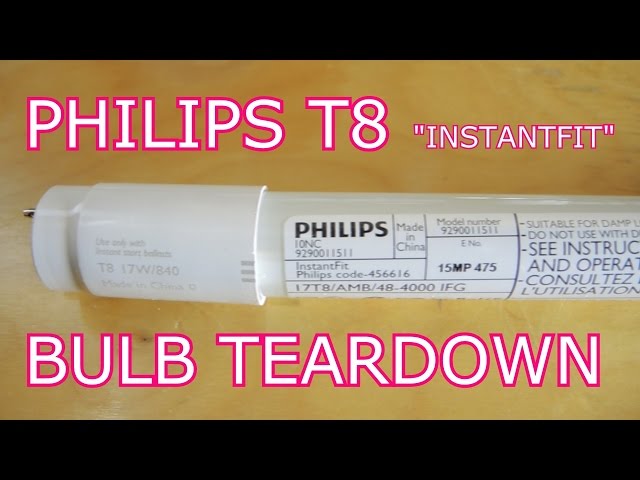 Philips LED Tube Tear The most boring teardown yet.... -