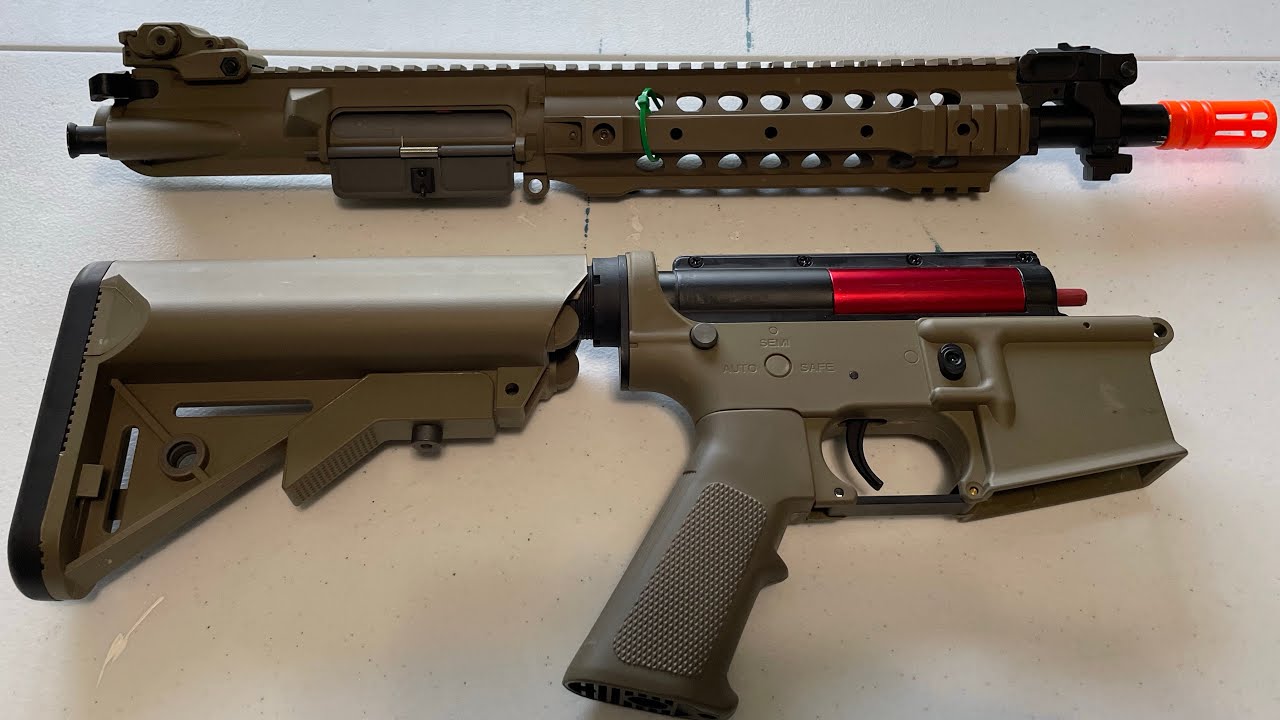 Taking Apart an M4 Upper and Lower Receiver Airsoft Hopup Bucking