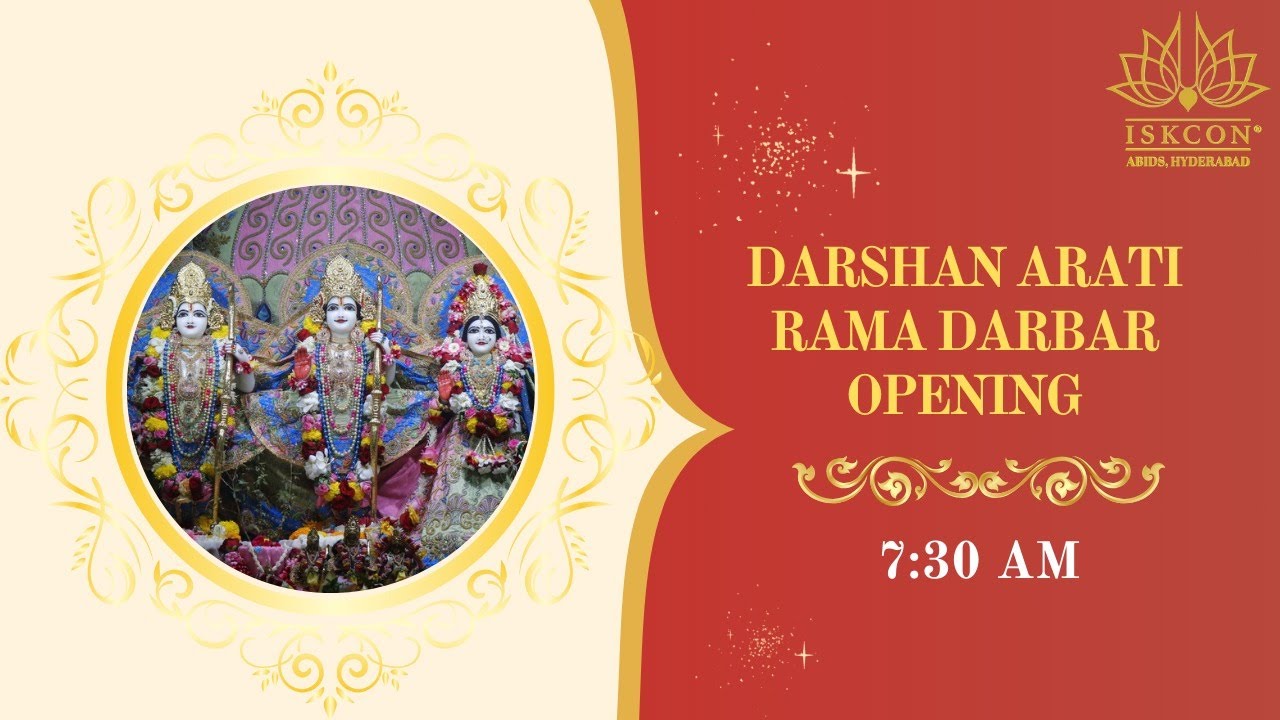 Sri Rama Navami Special Mangal Aarti Darshan 1742024 ISKCON