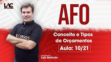 O que é orçamento e tipos?