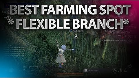 Bless Unleashed best farming spot Flexible Branch