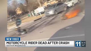 Deadly crash involving motorcycle, box van in Colorado Springs under investigation