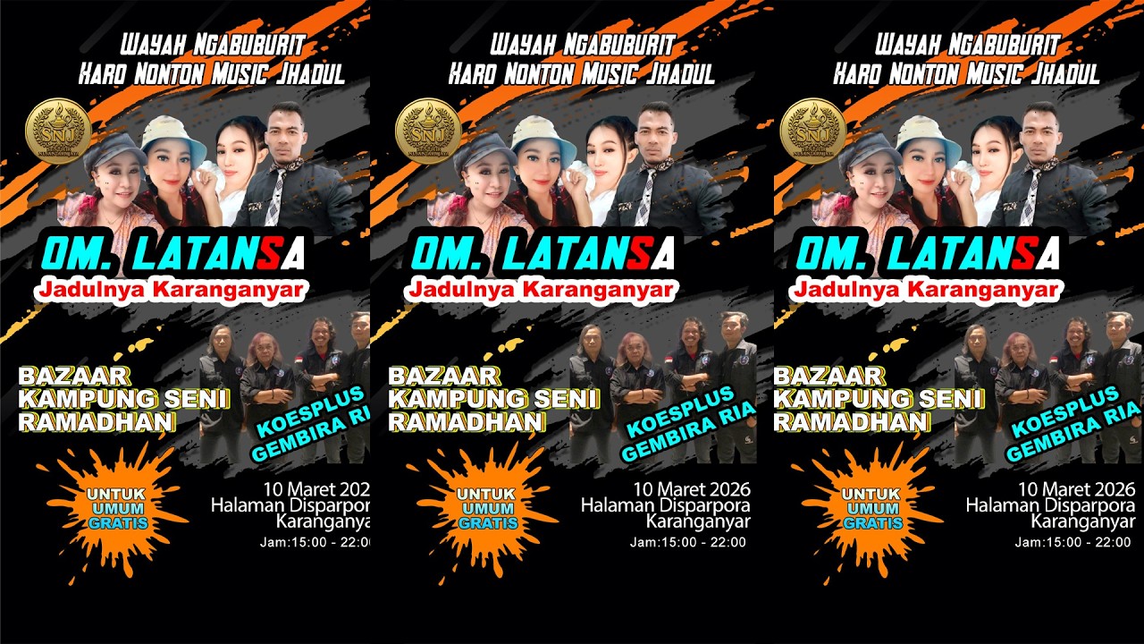 🔴LIVE OM LATANSA - BAZAR KAMPUNG SENI RAMADHAN - PUTRO PENDOWO AUDIO