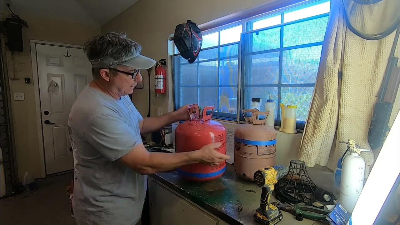 Smokeless Fire pitcheap grill or mini burn barrel, cutting the