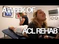 The Mental Physical Battle Of ACL Rehab FULL WEEK OF WORKOUTS