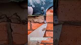 No Brick Spacer Causes Uneven Joints And Weak Walls#Bricklaying #Masonry #Construction