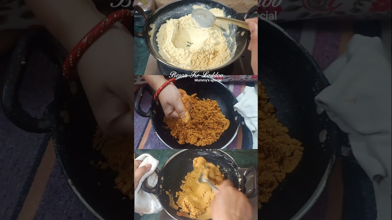 That earthy aroma of roasted besan 😌🧿 