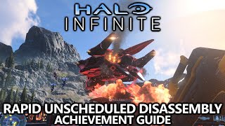 Halo Infinite - Rapid Unscheduled Disassembly Achievement - Destroy Phantoms on Outpost Tremonius screenshot 4