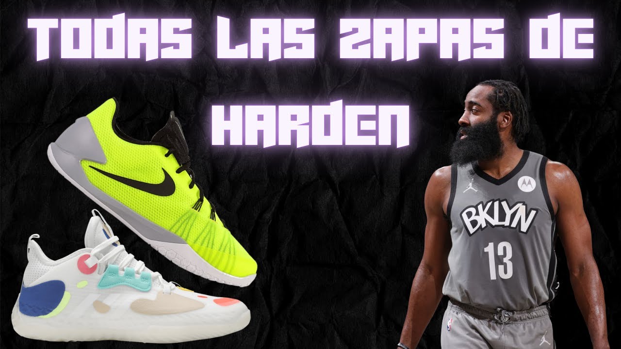 Delgado más decidir TODAS las ZAPATILLAS de JAMES HARDEN 2009-2022 | SNEAKERTECA - YouTube