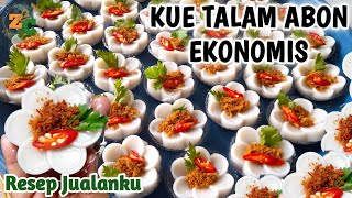 RESEP KUE TALAM ABON EKONOMIS. GURIH & LEMBUT BUATNYA CUMA DIADUK-ADUK AJA.