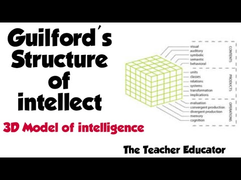 Video: Guilford intellekt modelinə neçə amil daxildir?