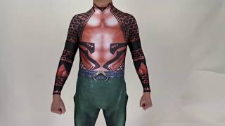 Aquaman Movie Version Tattoo Superhero Cosplay Costume screenshot 3