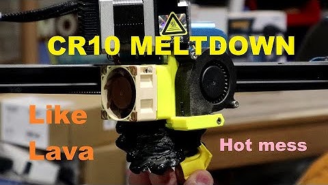 Creality CR10 MELTDOWN and full repair What happened and How To fix it back to like new again