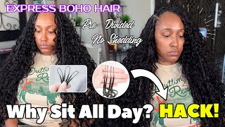 6 Hours vs 4 Hours! Boho Locs Made Easy | Crochet Hair Tutorial | YWIGS