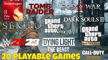 20 Playable Games | Snapdragon 8 Elite Gen 5 | Winlator & Gamehub | OnePlus 15