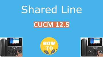 How to add Shared line in CUCM