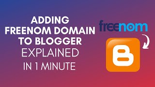 How To Add Freenom Domain To Blogger Website (2025)