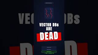 Vector DBs Are Dead for Agents