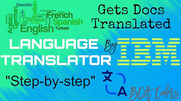 Translating Documents with Python Using IBM Watson