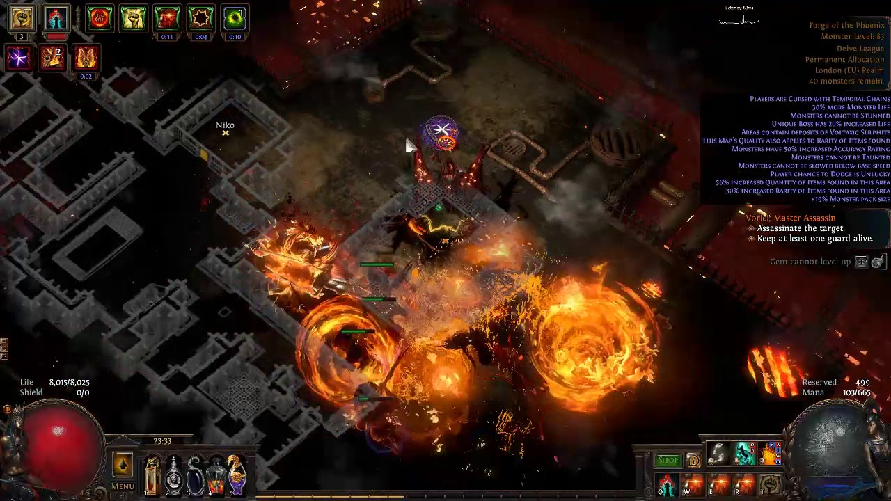 Phoenix kill | 8k life instant leech chieftain