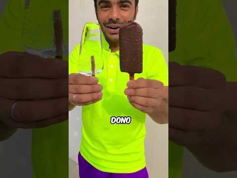 Which ICE Cream will Melt first ? Ice - Vs Chocolate. #shorts #droptest #panku