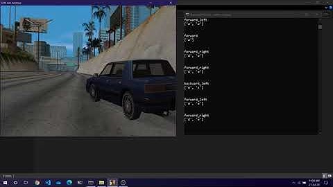Self-Driving Car for GTA San Andreas (Using Tensorflow 2.1)