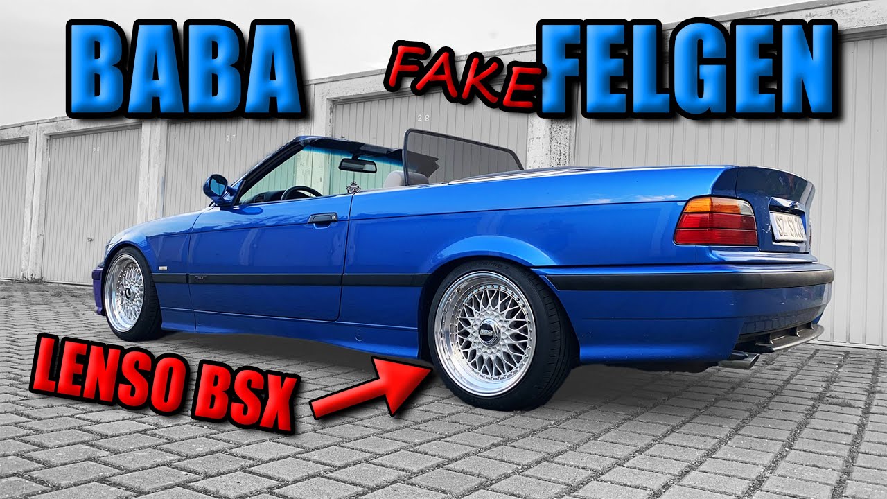 Endlich FETTE FELGEN für das CABRIO! BMW E36
