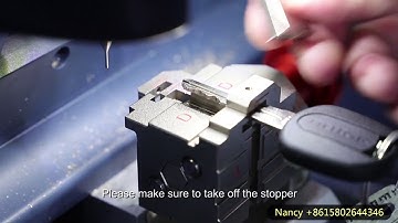 How to use beta key cutting machine to cut Buick Excelle 8-cut keys