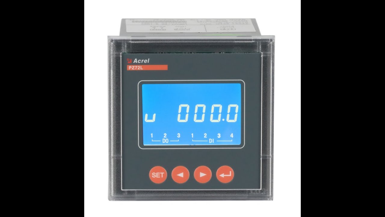 Acrel DC system panel mount energy meter PZ72(L)-DE