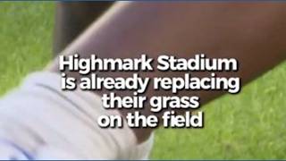 Buffalo Bills replacing entire grass field