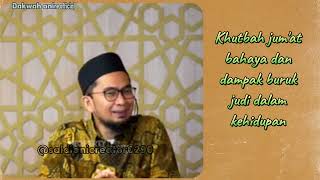 Bahaya dan dampak buruk judi online bagi kehidupan | ustadz adi hidayat@salfianicreator0290