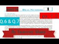 real number || class 10|| ex:1.2|| Q.6 & Q.7.