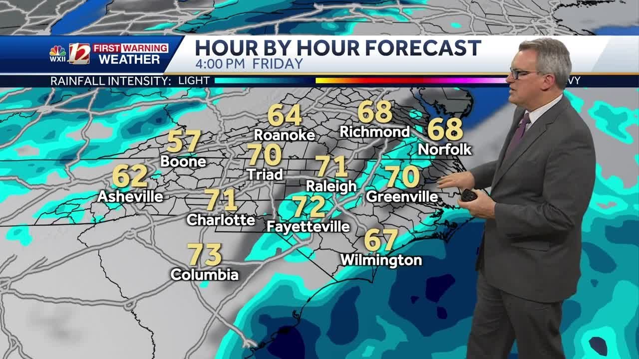 WATCH: Beautiful Tuesday ahead of late week rain chance - YouTube